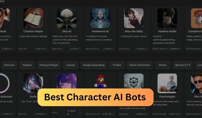 10 Best Character AI Bots (Reddit Favorite Picks) - AI Enthusiastic