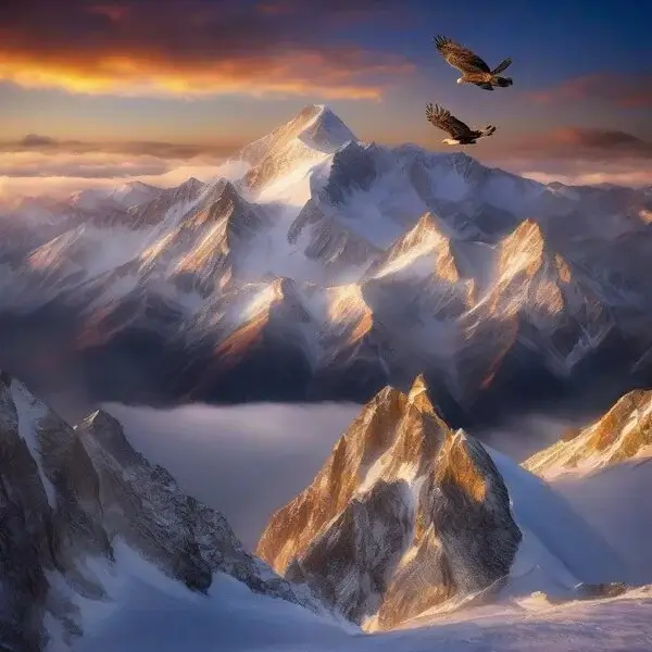 Mountainscapes with prompt