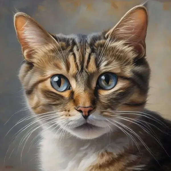 Portrait of a cat