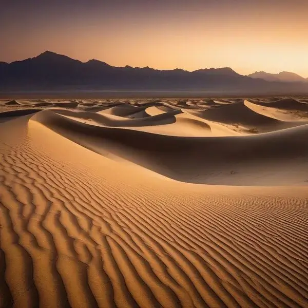 otherworldly beauty of a vast desert