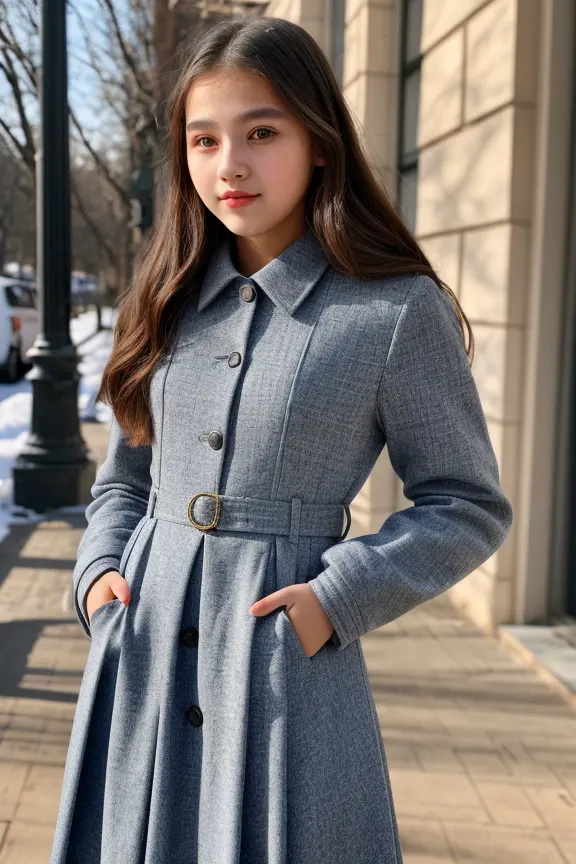 School dress, winter dress, mode