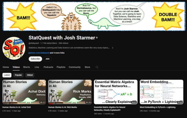 StatQuest with Josh Starmer