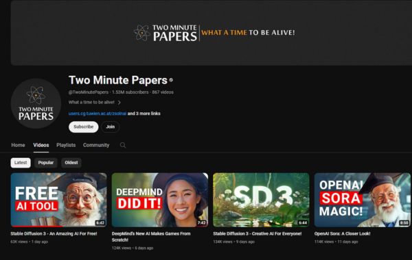 Two Minute Papers